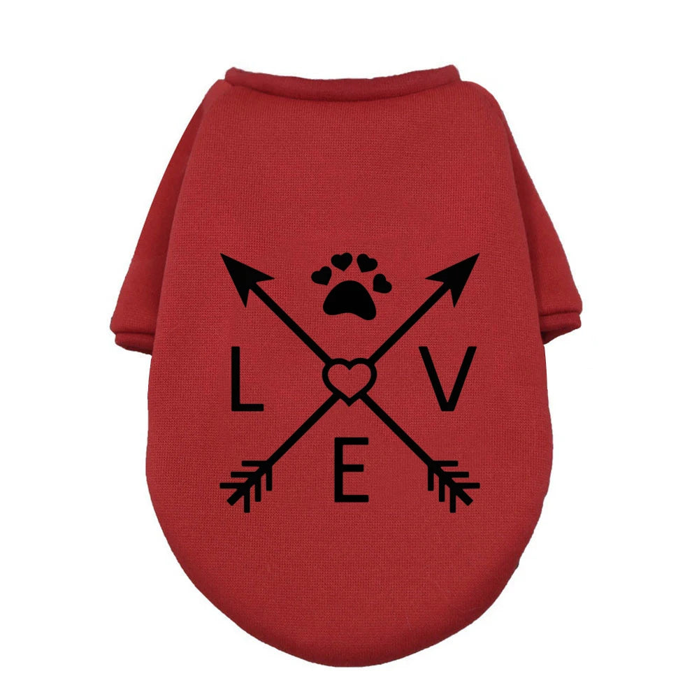 My Mom Is My Valentine Ptint Pet Dog Clothes Valentines Dogs Hoodie Sweater Valentine's Day Dog Gifts Ropa Para Bulldog Ingles