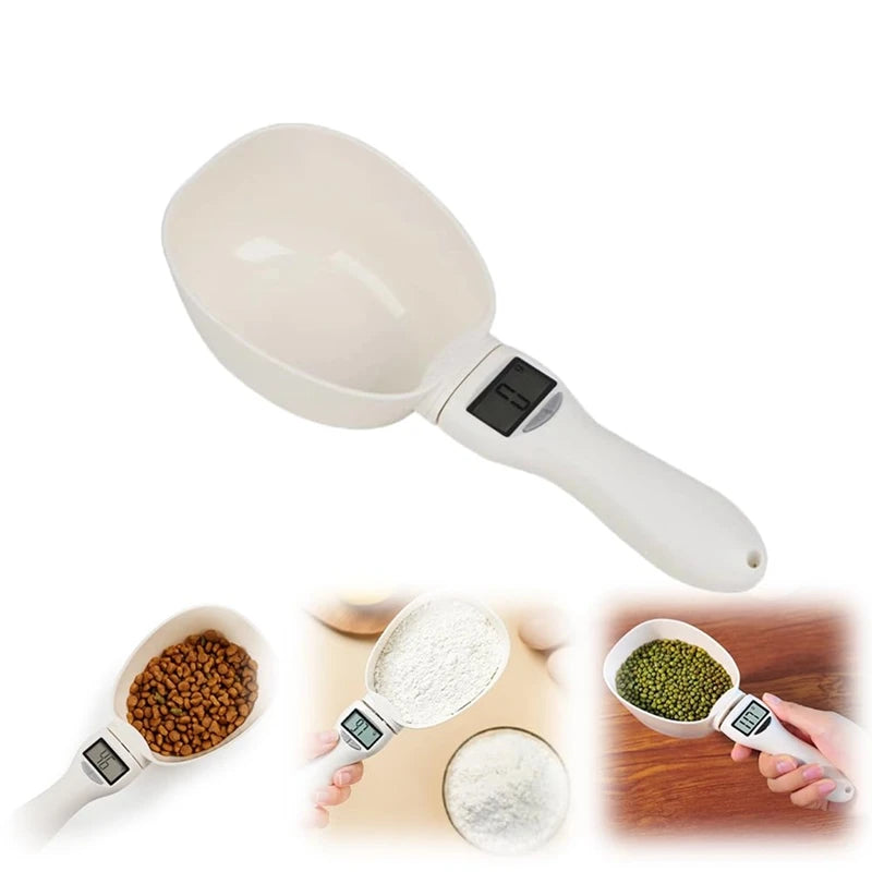 Food Measuring Scoop Scale  Kitchen Scale Spoon Digital Spoon Scale  For Pet Food Measuring Scoop-Regular Supplies