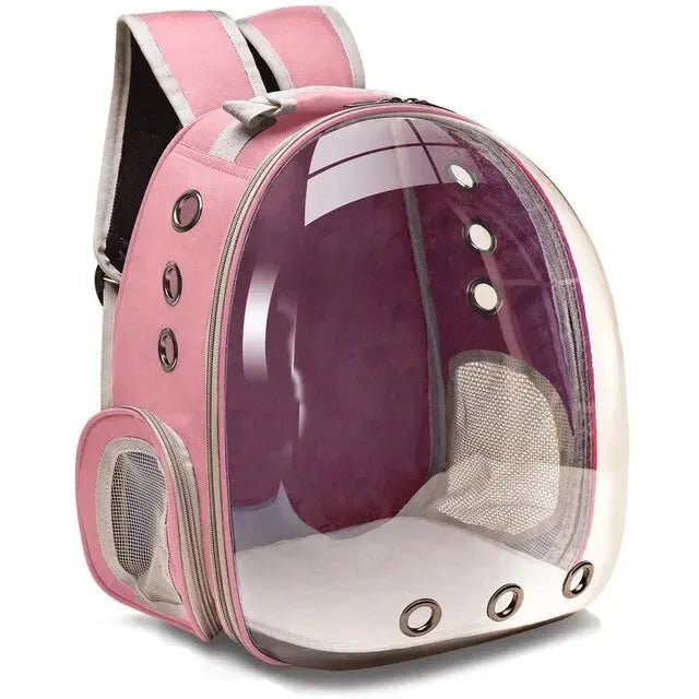 Astronaut Transparent Cat Carrier Backpack| Transparent Capsule Bag| Breathable Pet Travel Bag