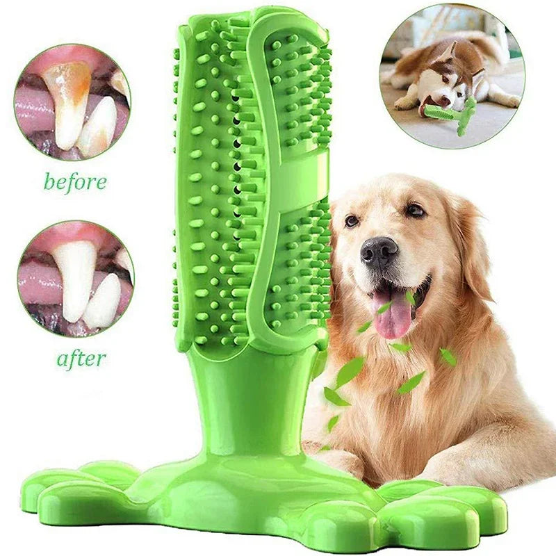 Chewable Dog Toy: Teeth-cleaning gum toy for large breeds, reduces bad breath and promotes oral hygiene.