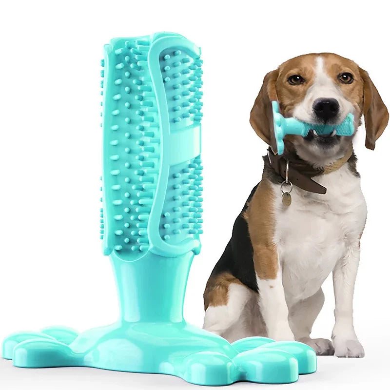 Chewable Dog Toy: Teeth-cleaning gum toy for large breeds, reduces bad breath and promotes oral hygiene.